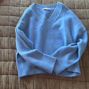 Zara blue sweater and size small